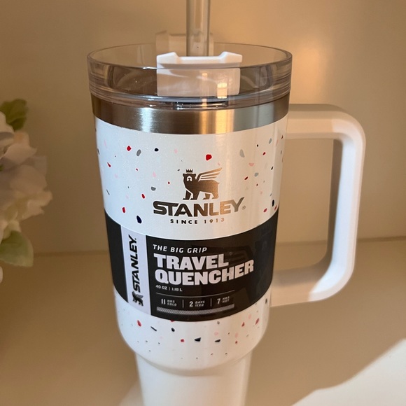 🎉LAST PIECE🎉Stanley 40oz Adventure Quencher Tumbler Terrazzo Pearlescent - Picture 5 of 11